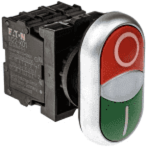 Przycisk zielono-czerwony M22-DDL-GR-X1/X0/K11/230-W 