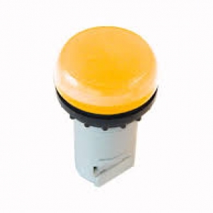 Główka lampki sygnalizacyjnej 22mm żółta M22-LC-Y 